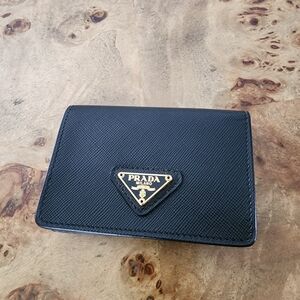 Prada Black Leather Wallet